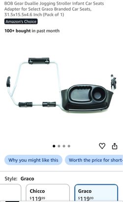 BOB Gear Jogging Stroller Infant Car Seat Adapter