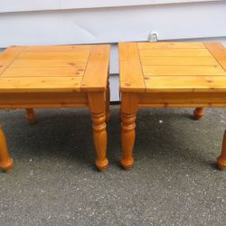 Solid Wood End Tables