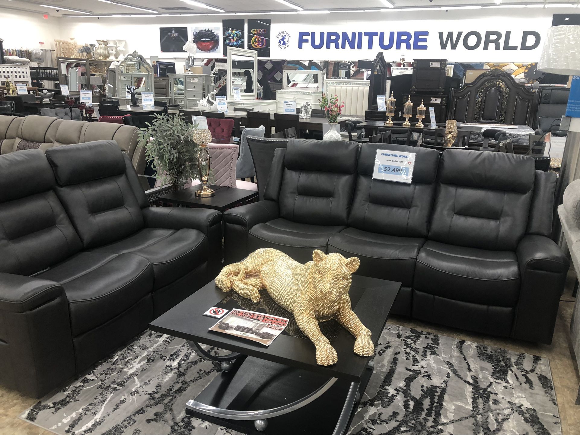 ASHLEY POWER RECLINER SOFA AND LOVESEAT- 50%OFF