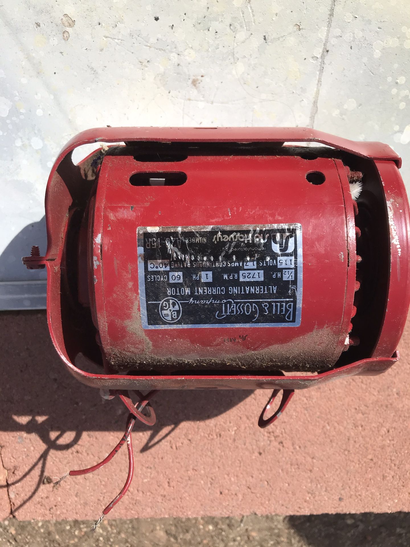 Bell and Gossett company alternating current motor