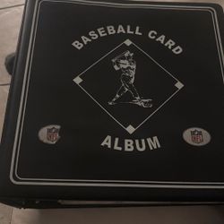 NBA NFL And MLB Cards And Binder Included!