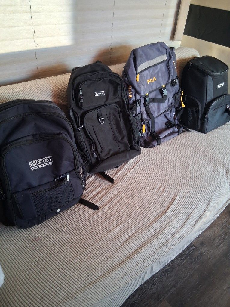 back packs $5 each 
