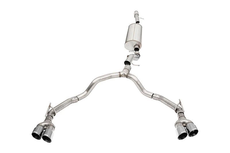 Corsa Performance Sport 3.5 in Cat-Back DRE 4.0 in Twin Tips | 2021-2025 Chevrolet Tahoe GMC Yukon Denali 6.2L