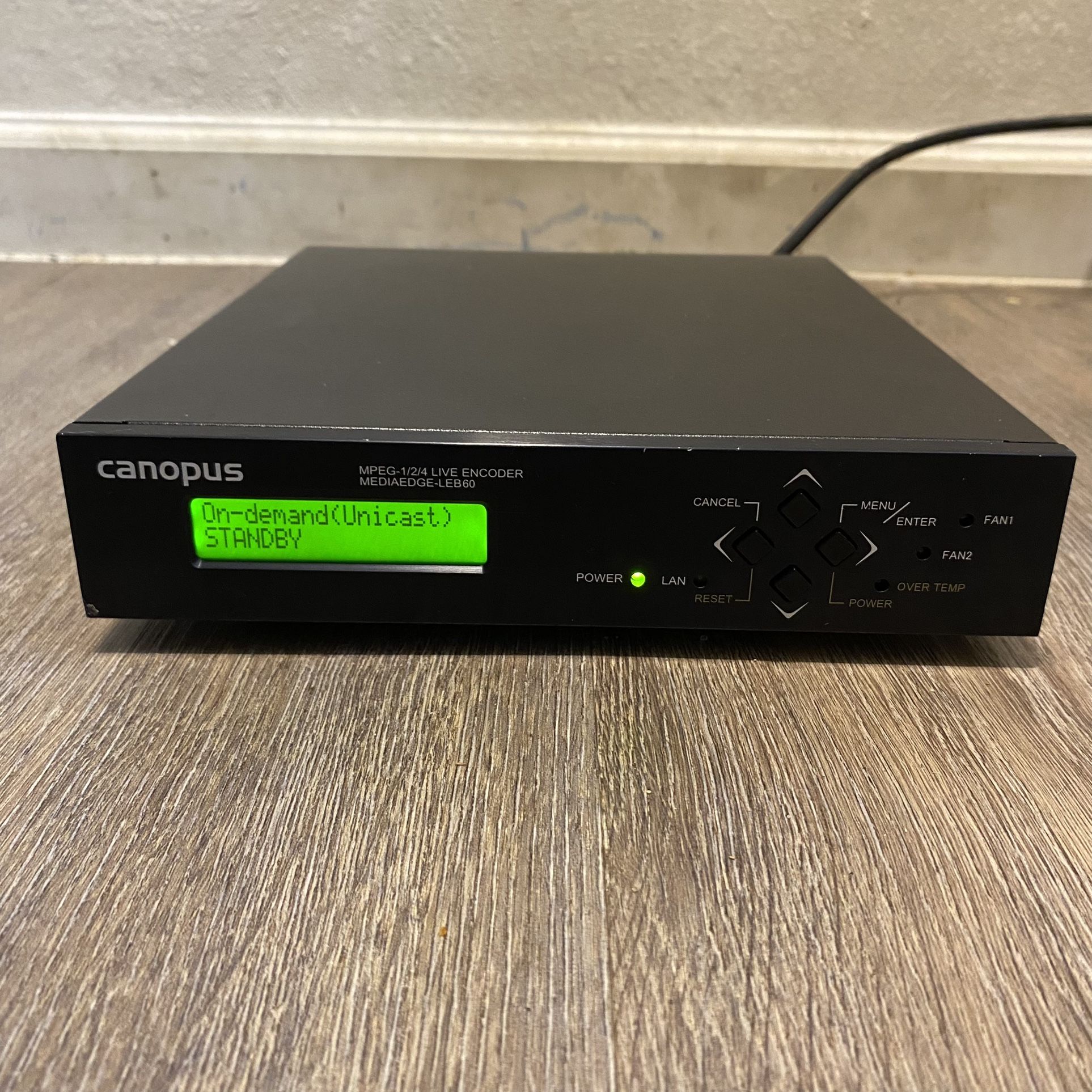 Canopus MediaEdge LEB 60 MORG-1/2/4 Live Encoder