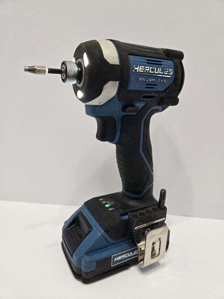 Hercules 20v Brushless 1/4" Impact Driver