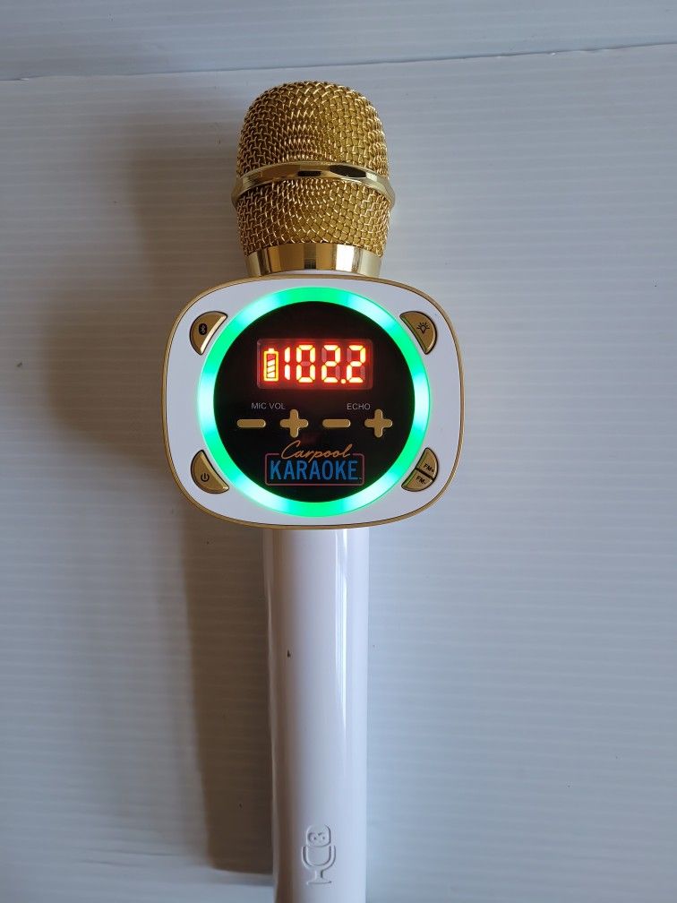 Official Carpool Singing Machine Karaoke The Mic Bluetooth Microphone for Cars.