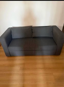 Modern Gray Fabric Sofa – 3 Seat Couch
