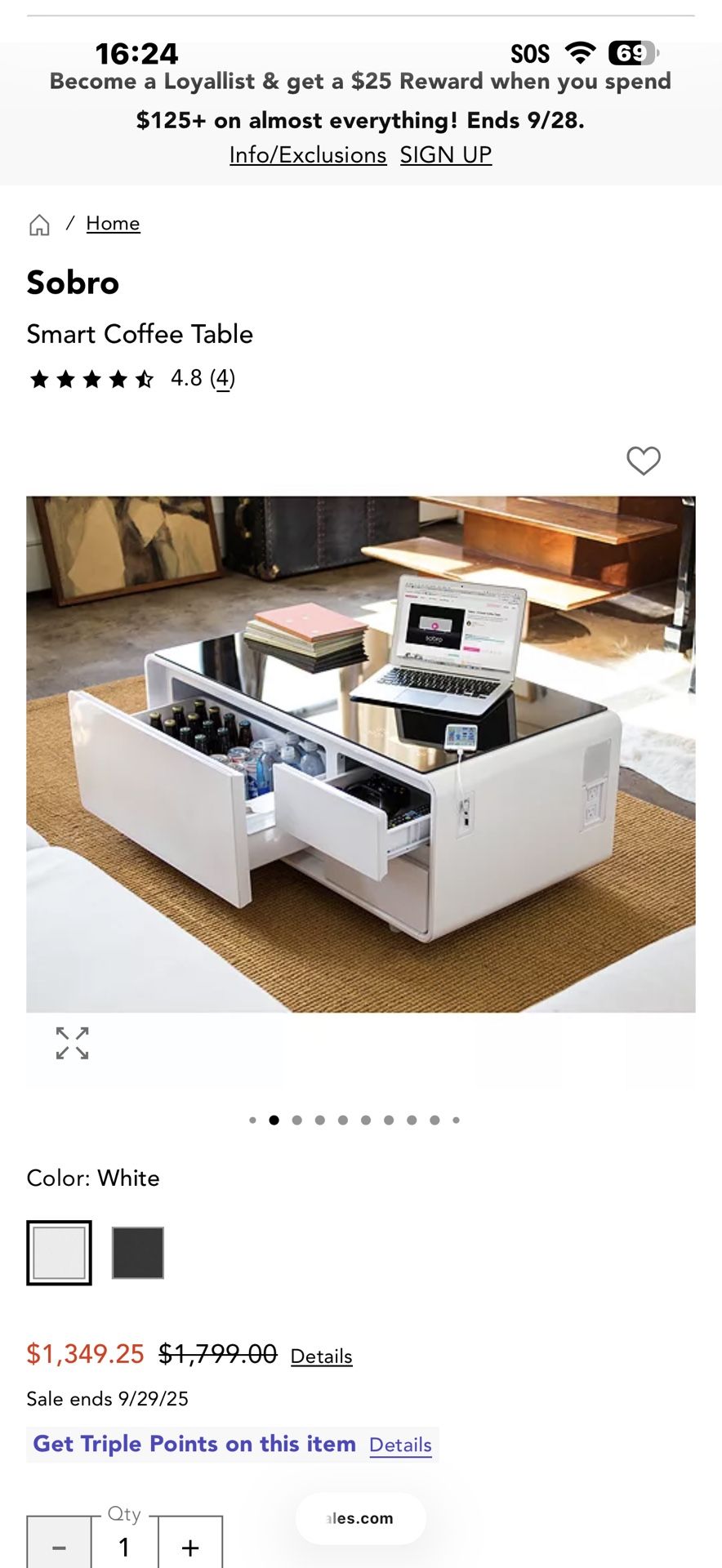 Sobro Smart Coffee Table