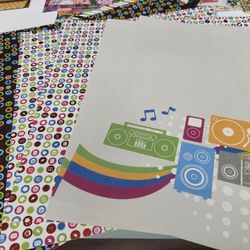 90s Theme Paper 12x12 Scrapbook 
