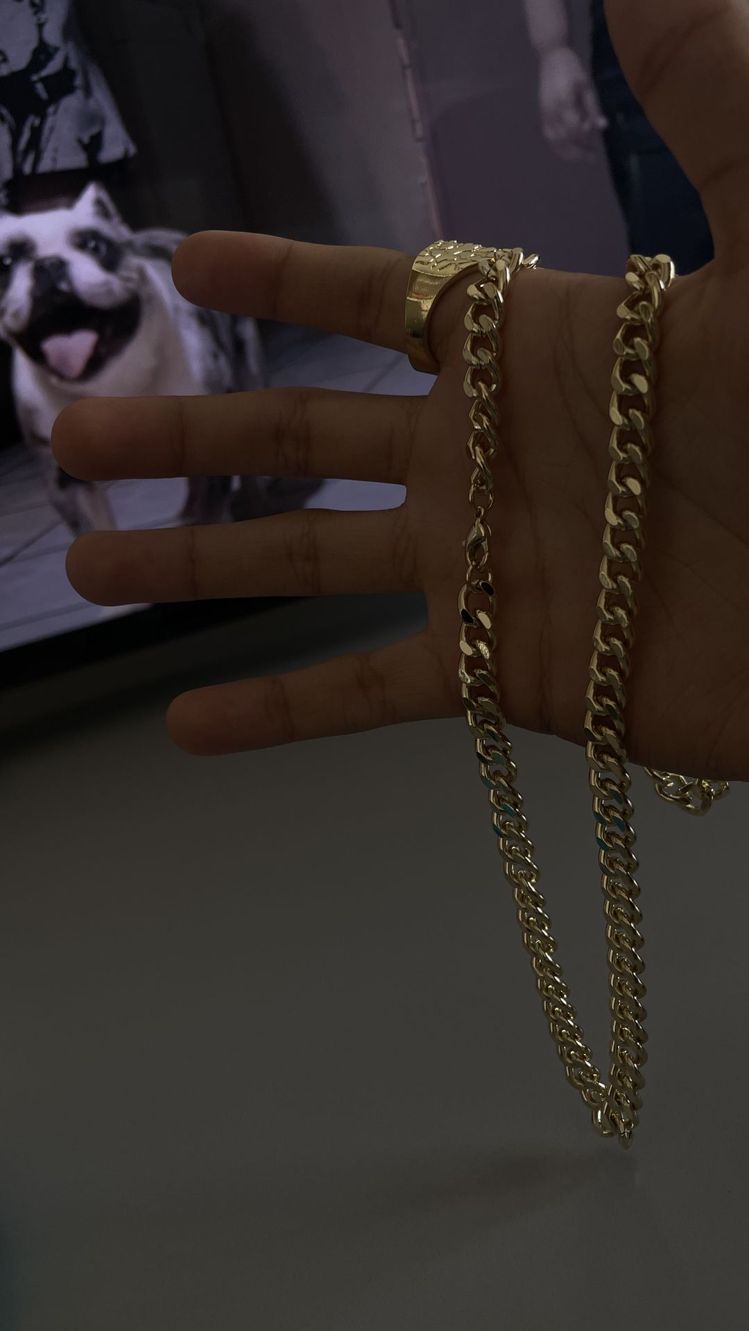 14K Cuban Link Gold plated