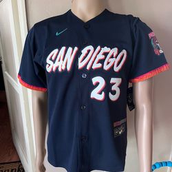 San Diego padres City Connect baseball jerseys Tatis size Small to 4XL