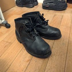 Soviet Military Kirza (waterproof material) and Leather Boot, Vintage, New Condition - Gig Harbor