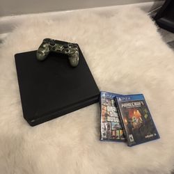 Newly PS4,with Gta5 And Minecraft 