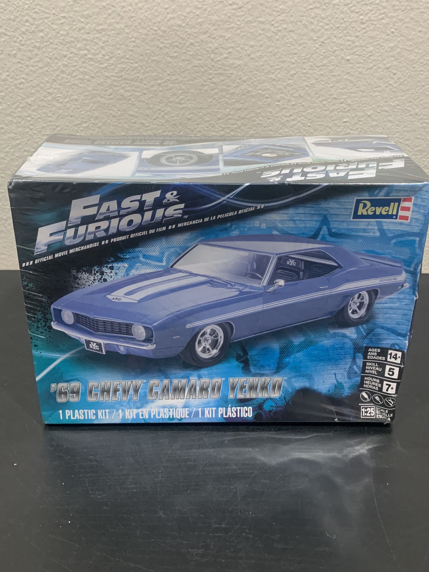 REVELL ‘69 Chevy Camaro Yenko 1:25 Scale From Fast & Furious. Kit #85-4314
