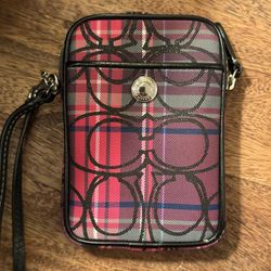 Coach Poppy Glam Coin Purse Wristlet 