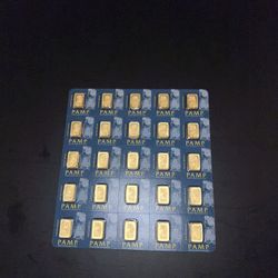 PAMP Lady Fortuna 25 x 1 gram bar
