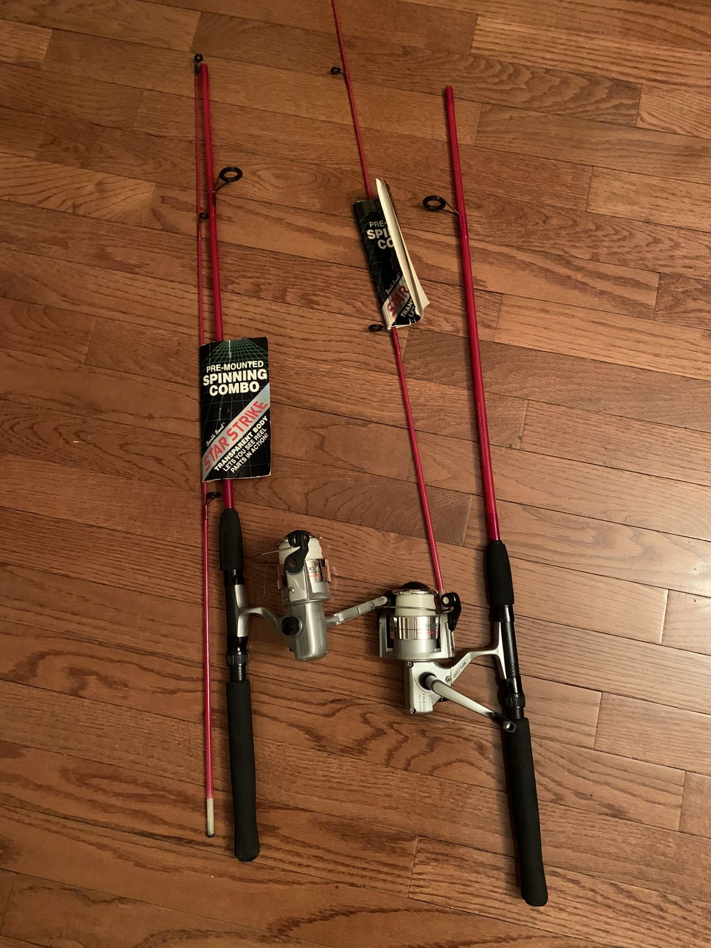 Two Quality Fishing Rods( Pre- Mounted Spinning Combo) NEW! $30 - Buy One Get One Free!