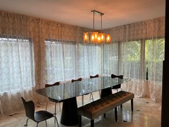 West Elm 6 bulb ceiling light chandelier