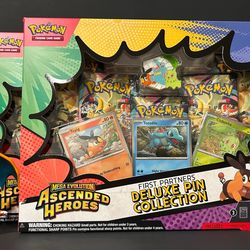 2X Ascended Heroes First Partners Deluxe Pin Collection