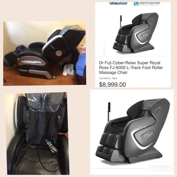 Dr Fuji Cyber Relax Super Royal Ross Fj 6000 L Track Foot Roller Massage Chair For Sale In Brooklyn Ny Offerup