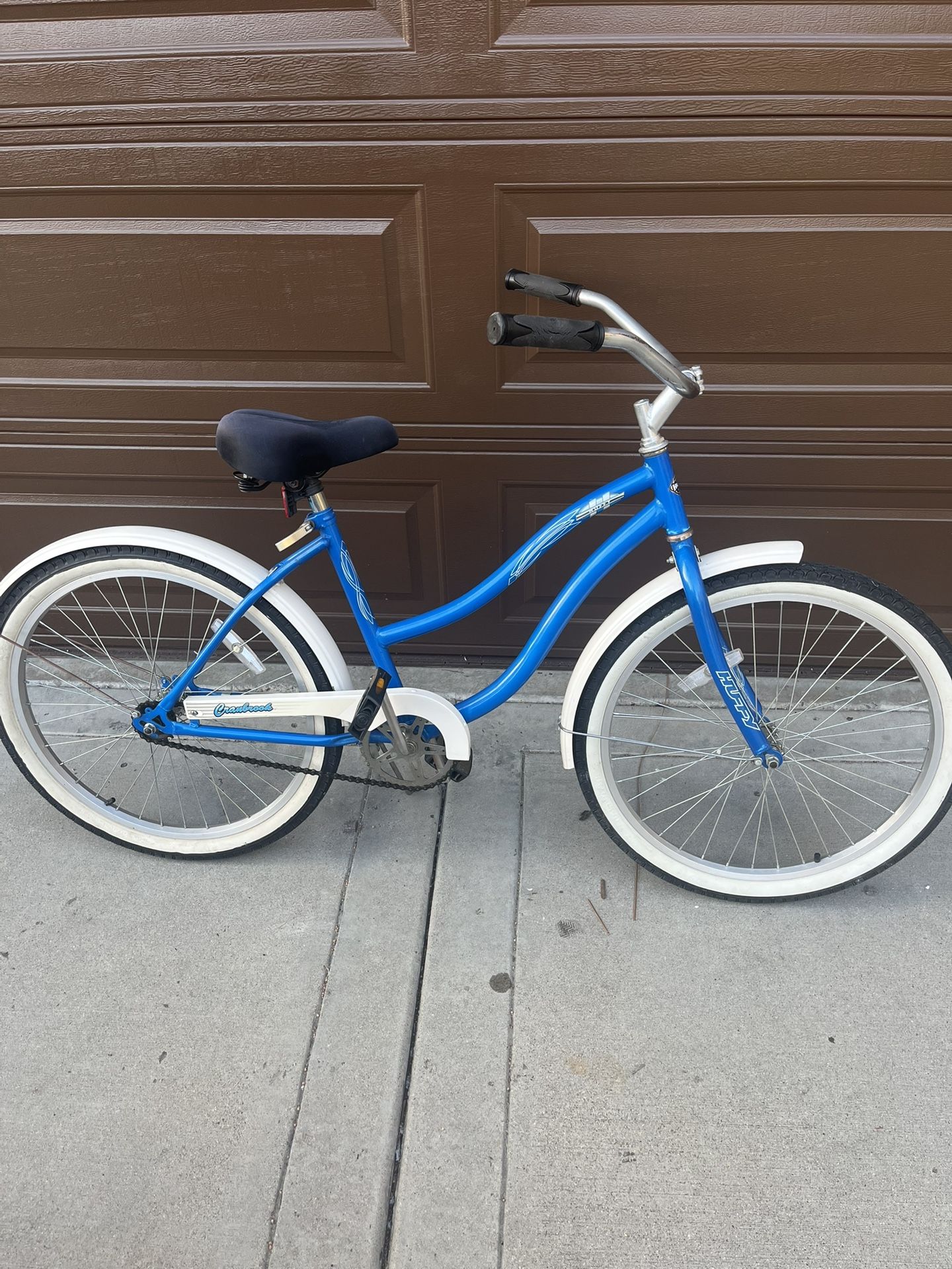 Blue Huffy Beach Cruiser