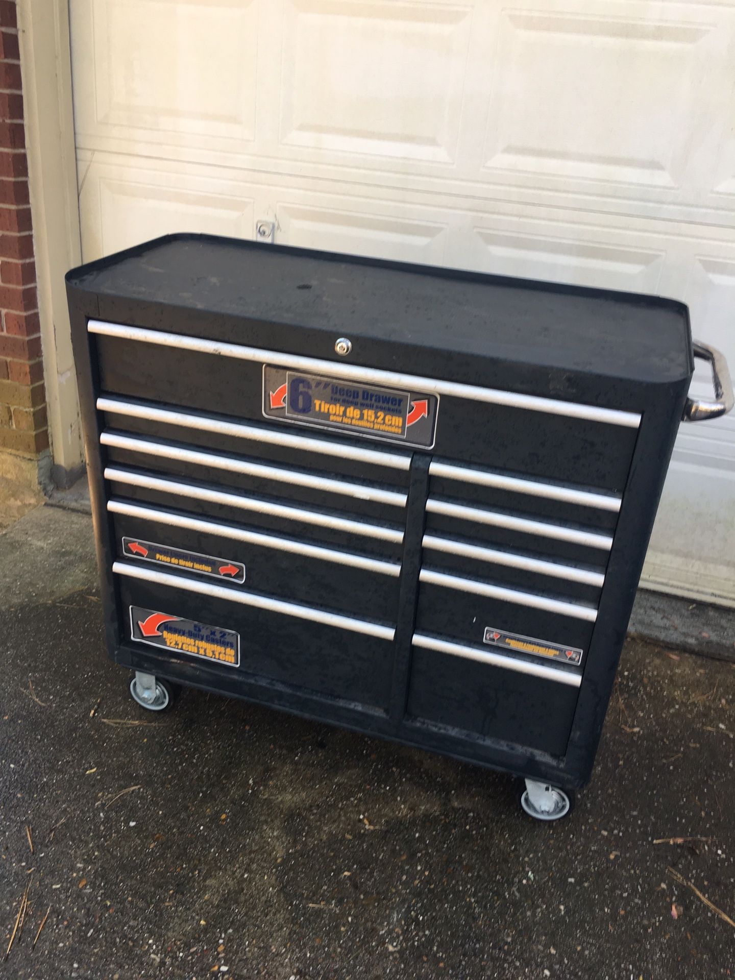 Mastercraft Maximum Tool Box Rolling Cabinet 11 Drawers
