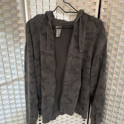 camo champion zip up