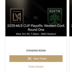 3 playoff Supporters Tickets