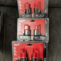 Milwaukee Twin Pack 3.0 12V Lithium Ion Batteries