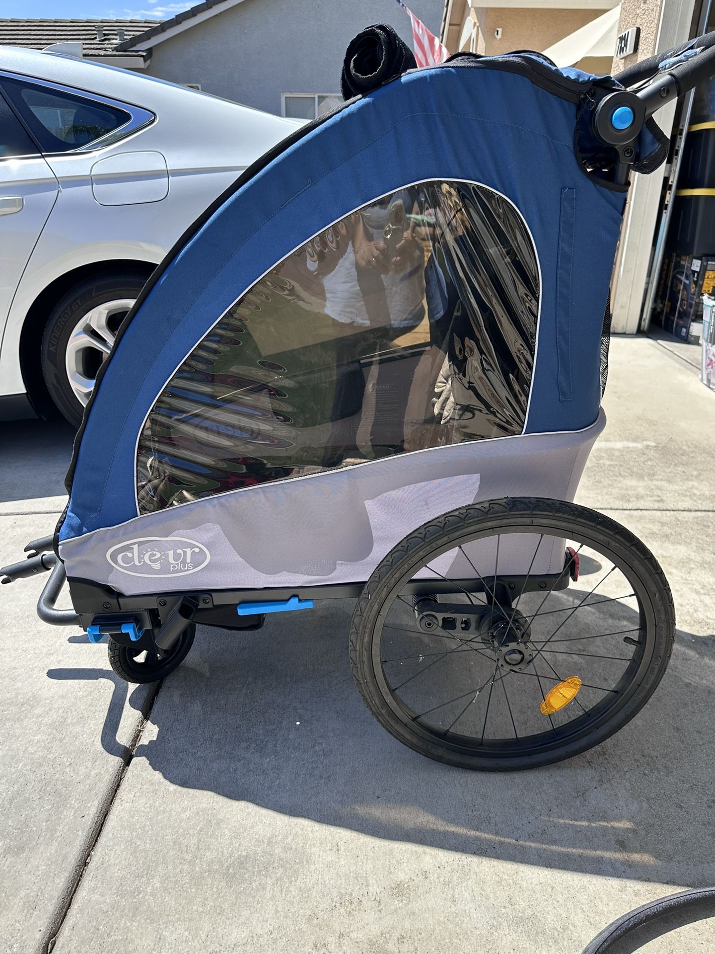 Clevr 3 In 1 Bike Trailer, Jogger, Stroller