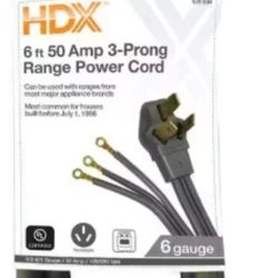 Range Power Cord New