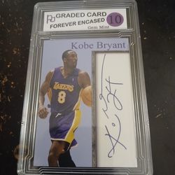 Inkredible Ink Kobe Bryant Auto facsimile Gem Mint 10