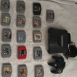Nintendo 64 + 19 Games