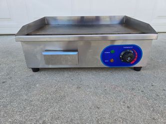 Commercial Electric Griddle Flat Top Grill Countertop Cooktop 110V 3KW TM-818