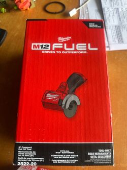 Milwaukee m12 fuel with 5.0 battery new