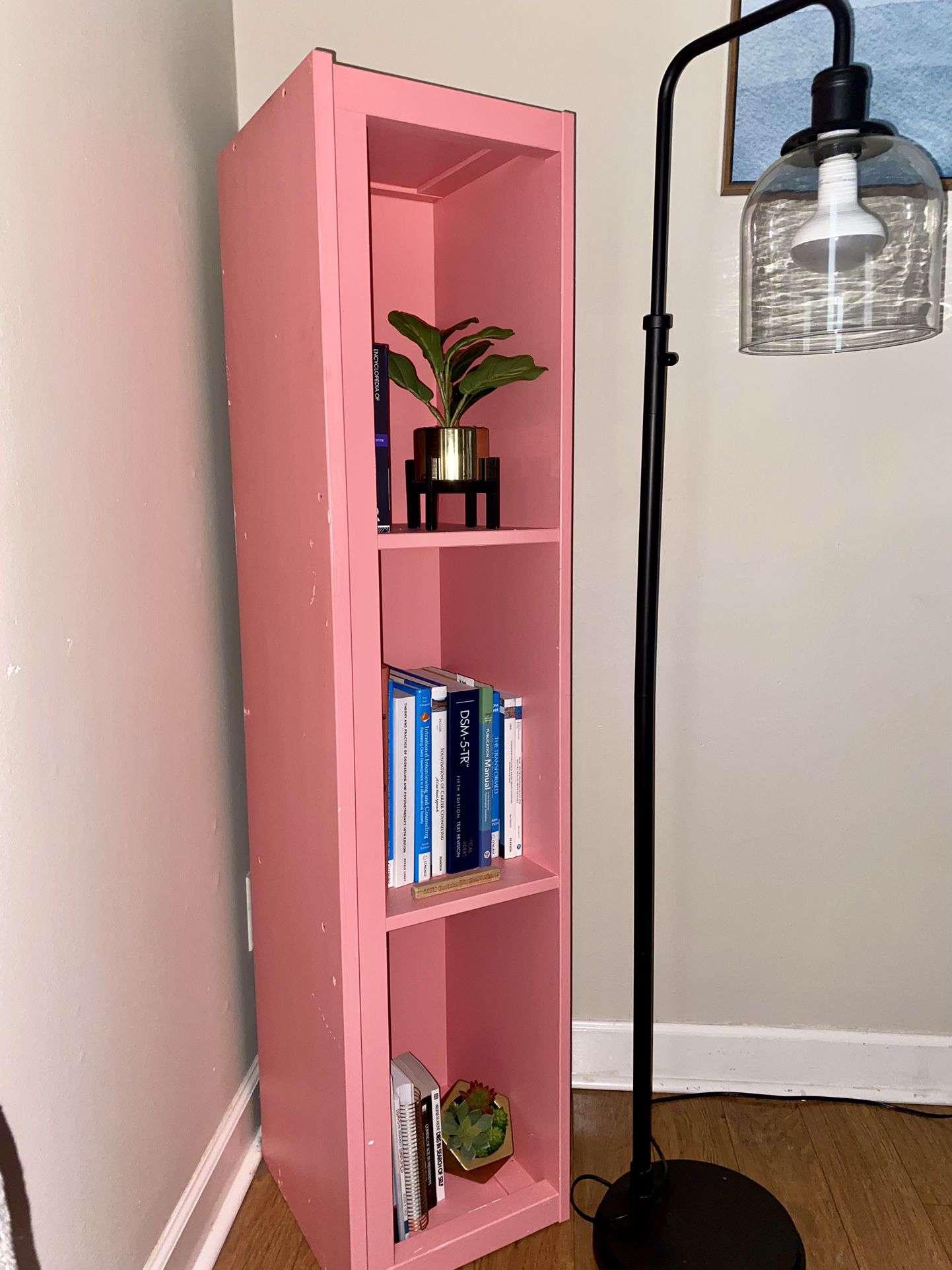 Pink Wooden Shelf
