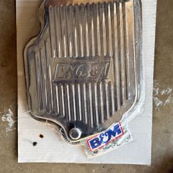 B&M Hi-Tek Deep Chrome Trans Pan for GM TH400 Transmission.