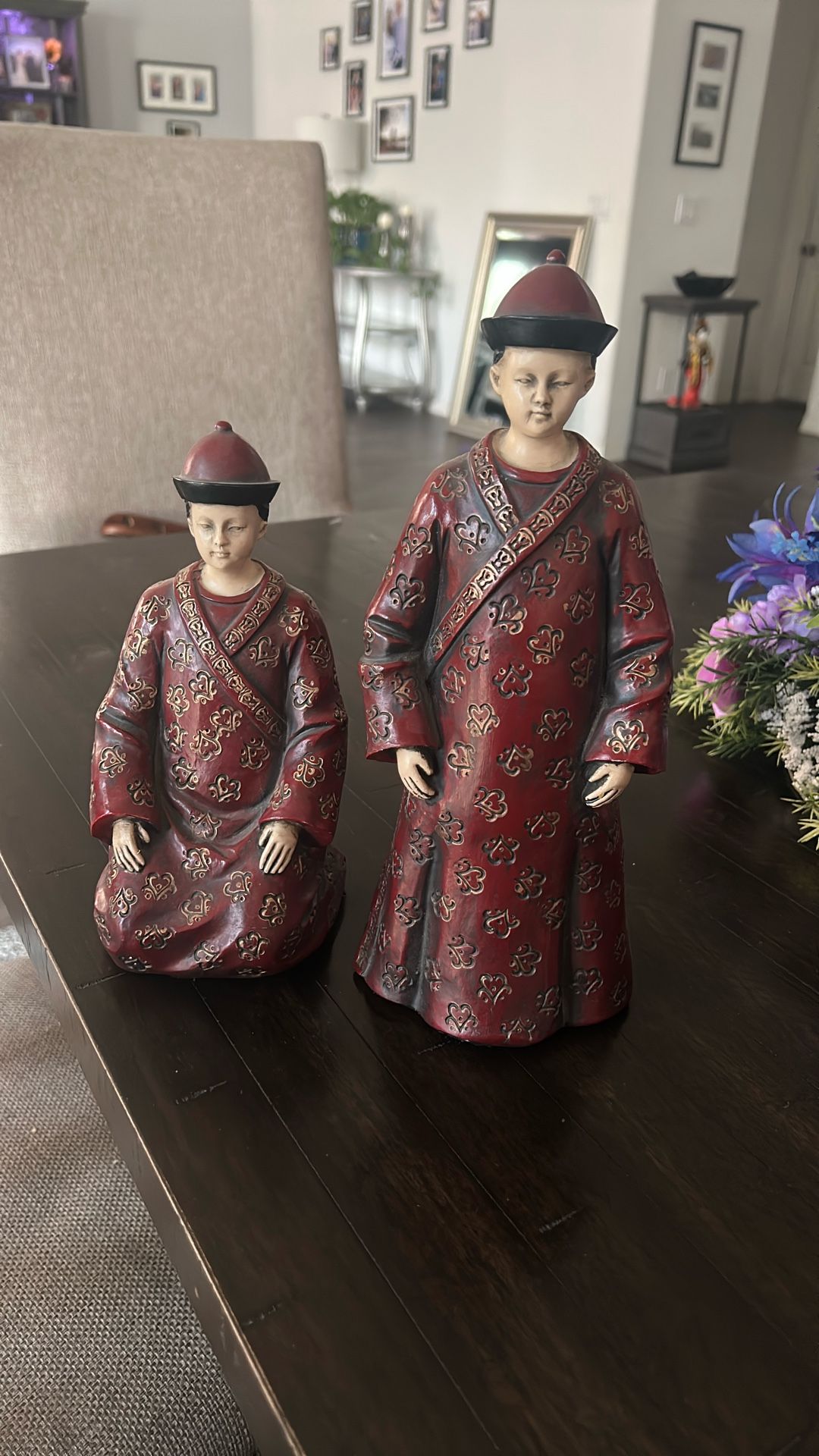 Clay Asian figurines