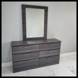 NEW DOUBLE DRESSER WITH MIRROR 🛠️ ASSEMBLED