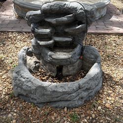 Large water fountain