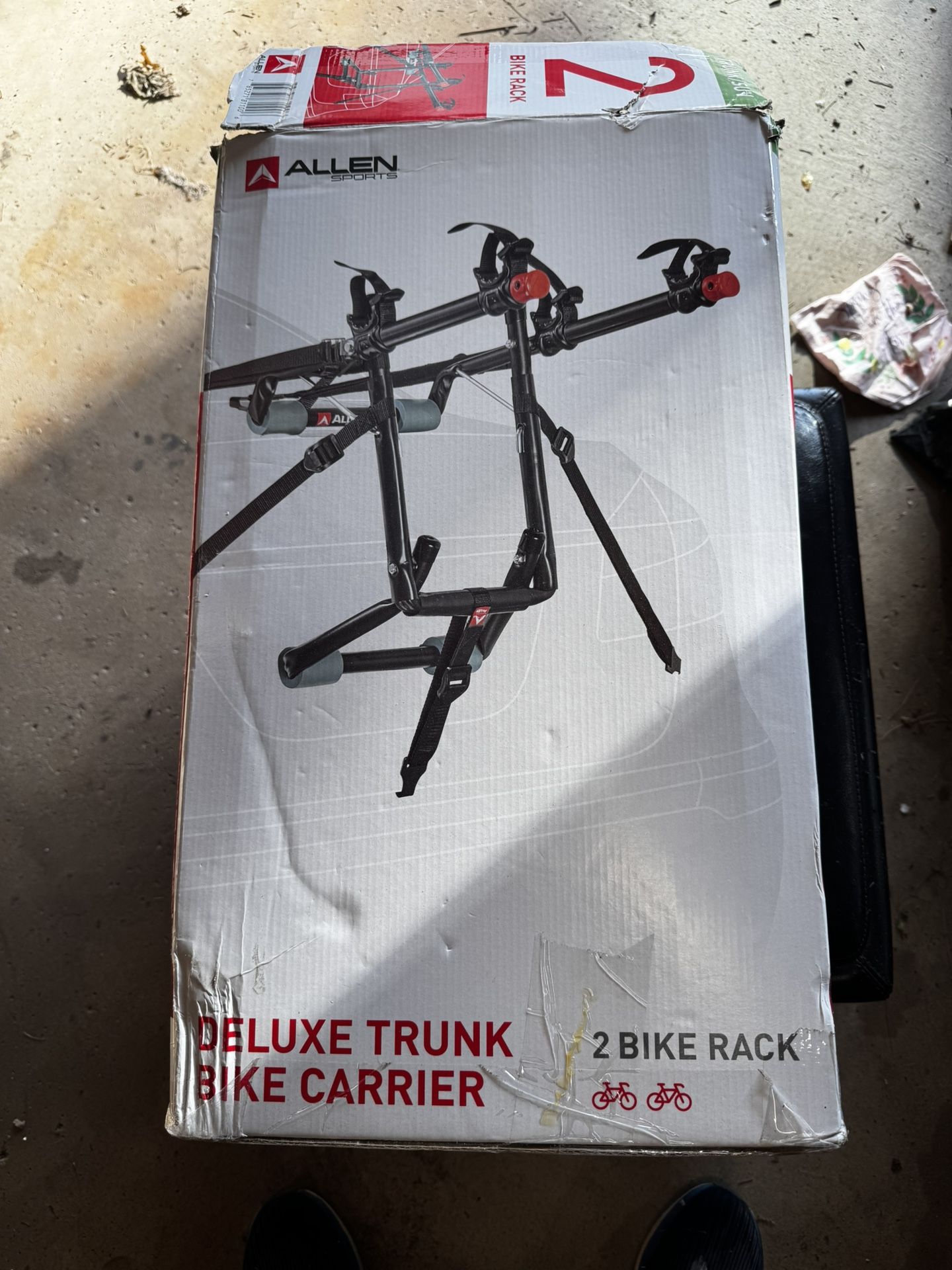 Allen Sports Deluxe 2-Bicycle Trunk Mounted Bike Rack Carrier