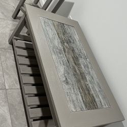 Coffee table with End table