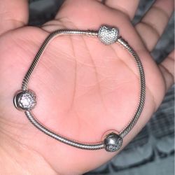 Pandora Bracelet and Charms