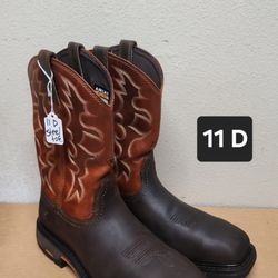 Ariat Work Boot Size 11 D STEEL SQUARE TOE 