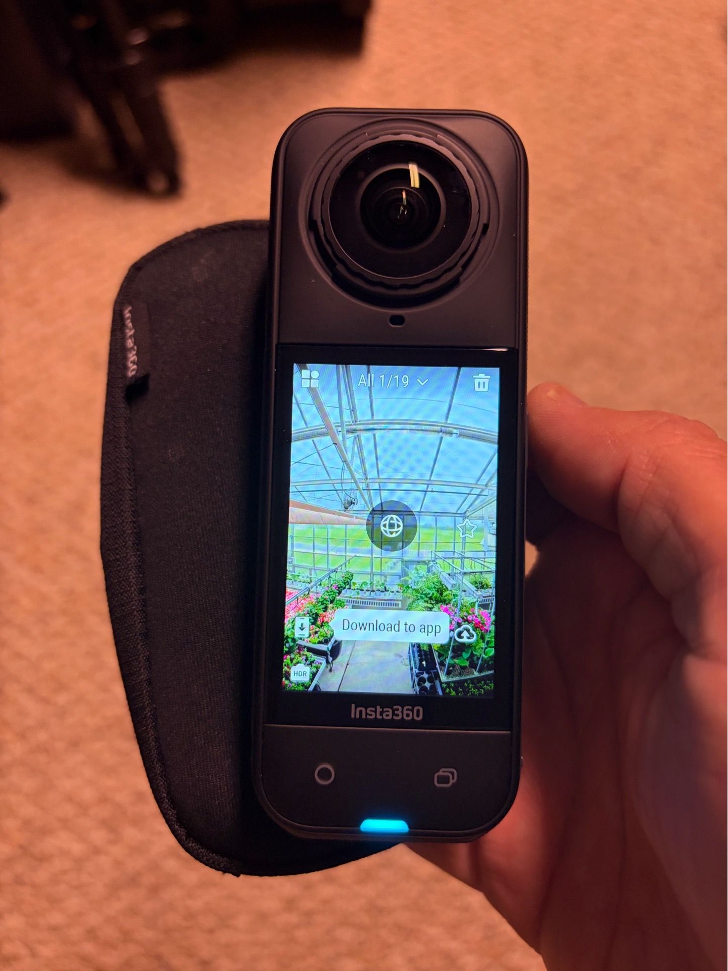 Insta360 X5 360 camera 8k