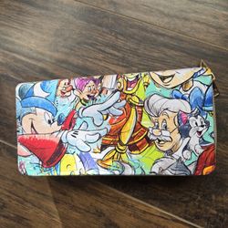 Customized Disney Sketch Zipper Wallet 