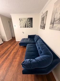 Blue couch