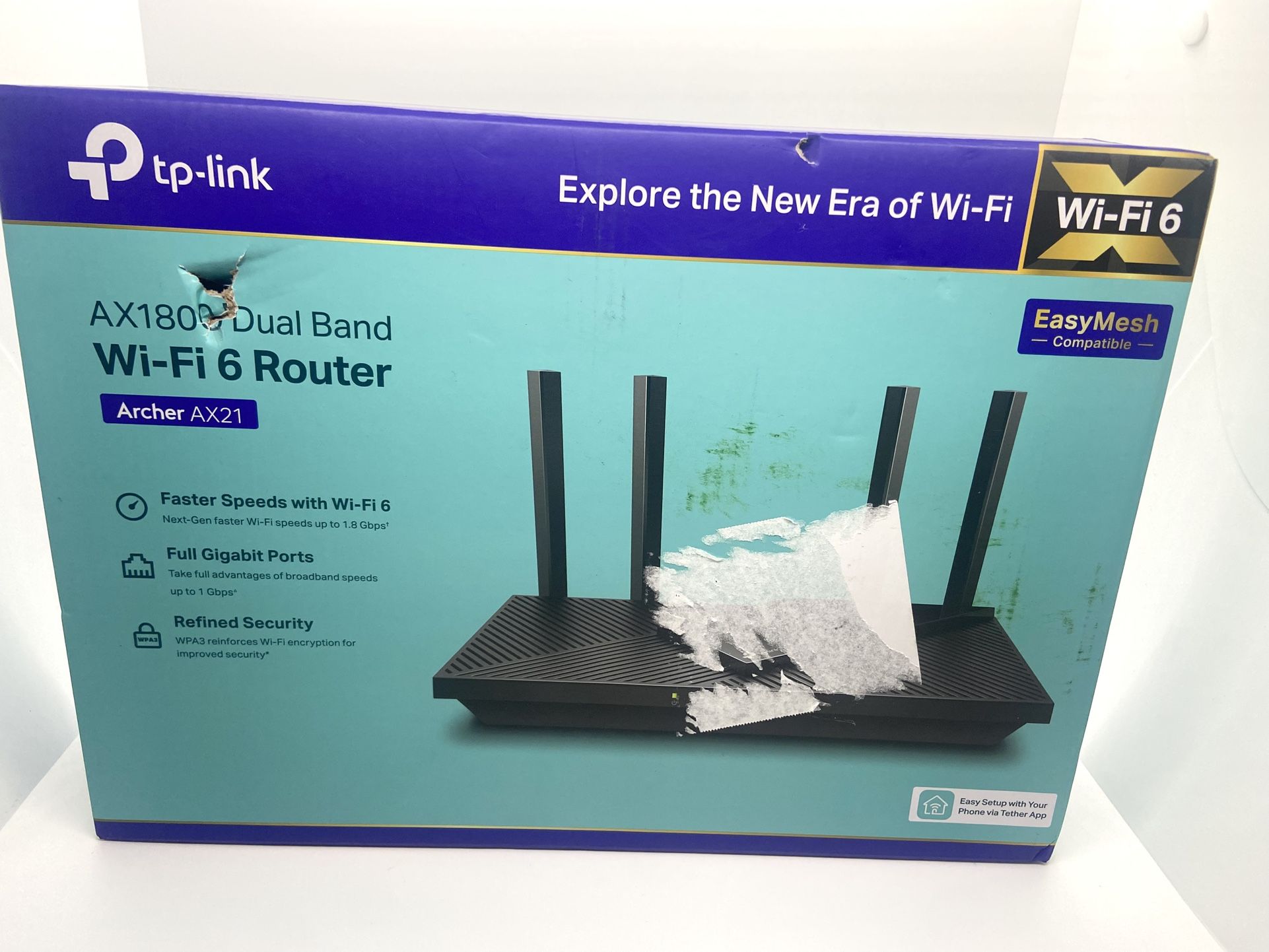 TP-Link AX1800 WiFi 6 Router V4 (Archer AX21).
