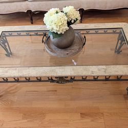 Living Room glass tables