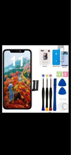 iPhone 11 6.1 Inch LCD Retina Display Touch Screen Digitizer Assembly Size:
